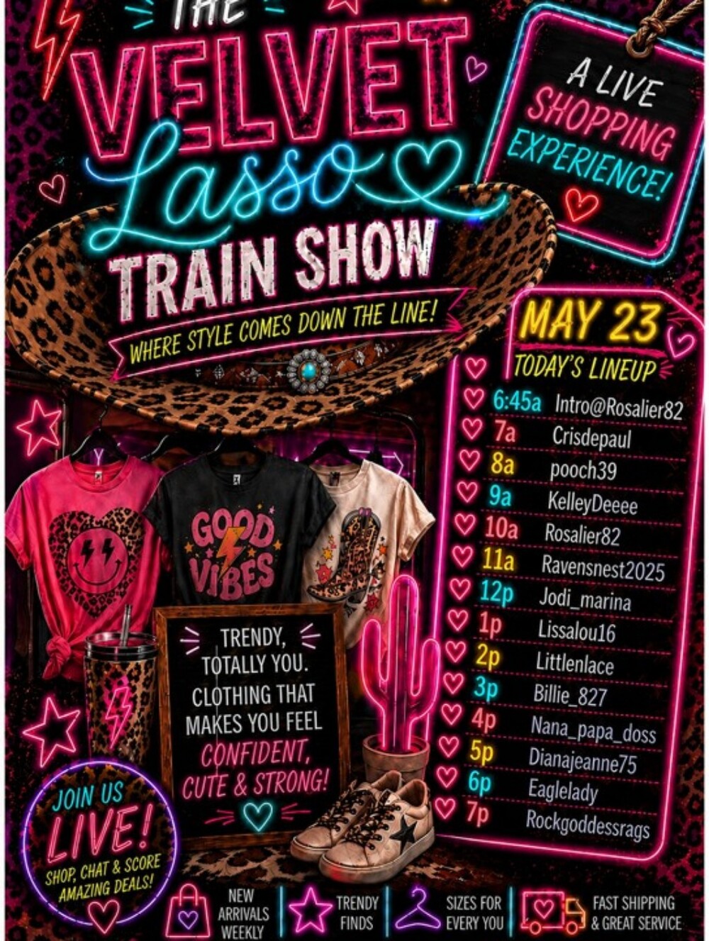 41-60 Unlisted Numbers ~ Velvet Lasso Train Show 🤠👢😎